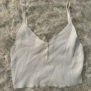 Cute white tank top